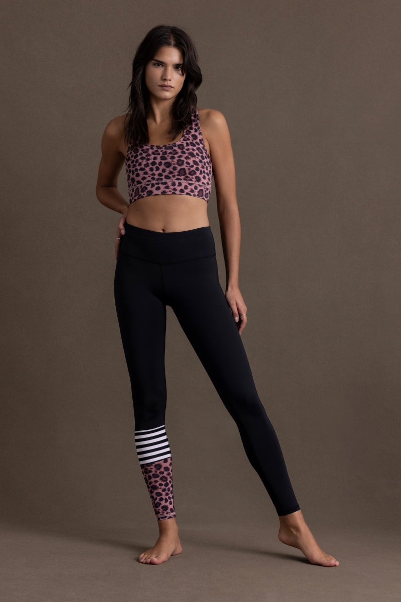 Surf Style Leggings Leo Rose | Hey Honey Yoga & Active Wear