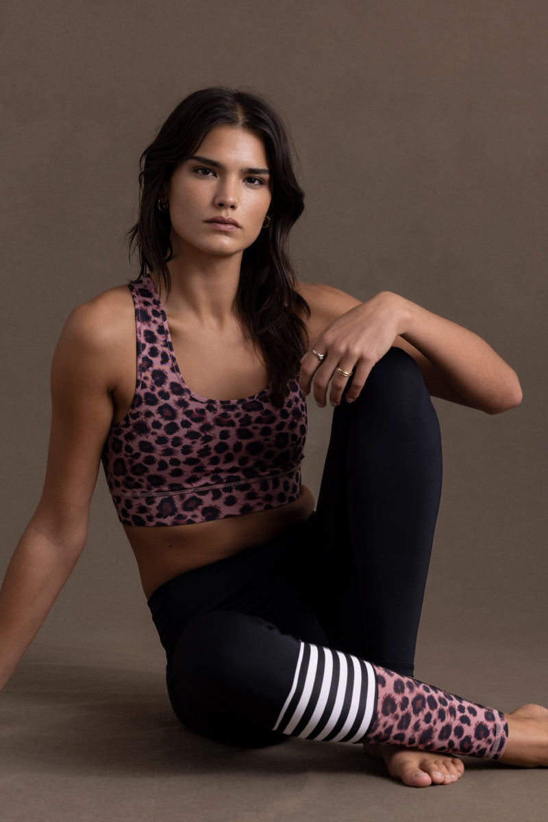 Surf Style Leggings Leo Rose | Hey Honey Yoga & Active Wear
