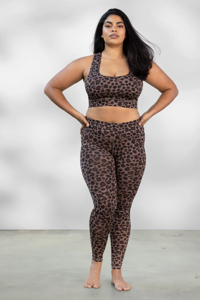 Bra Leo Cocoa | Hey Honey Yoga & Active Wear