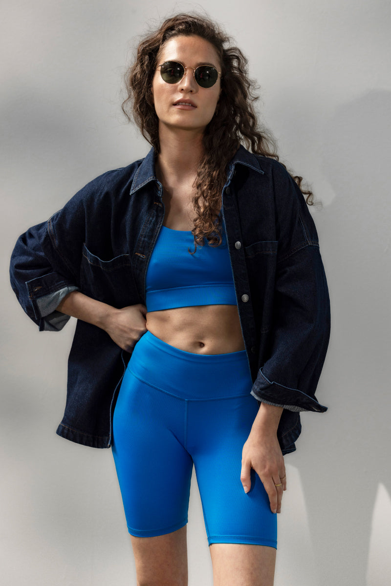 Biker Unicolor Santorini | Hey Honey Yoga & Active Wear