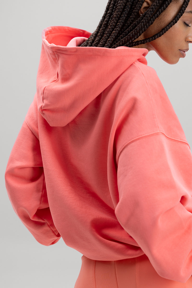 Hoodie Peach | Hey Honey Yoga & Active Wear
