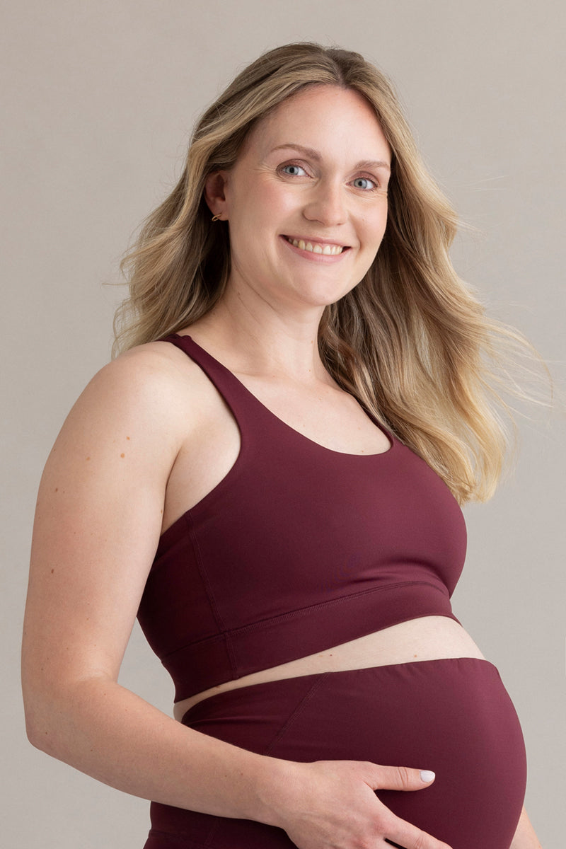 Maternity Leggings Always Dressed Italian Plum | Hey Honey & Active Wear