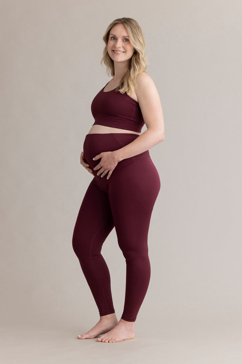 Maternity Leggings Always Dressed Italian Plum | Hey Honey & Active Wear