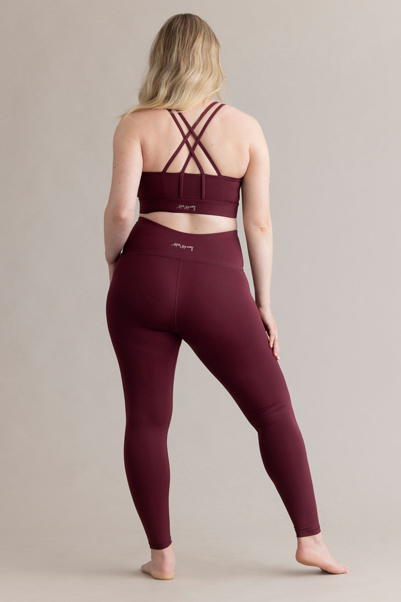 Maternity Leggings Always Dressed Italian Plum | Hey Honey & Active Wear