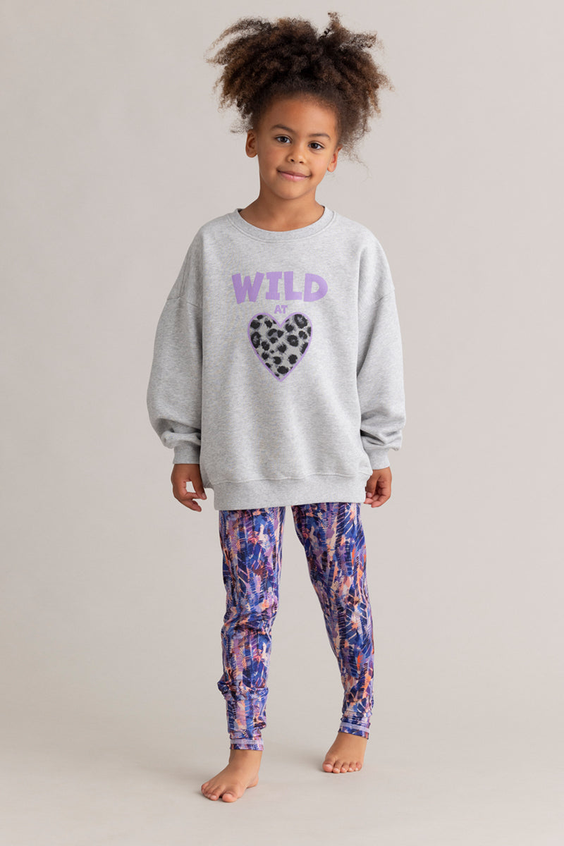 Kids Sweatshirt Wild At Heart | Hey Honey & Active Wear