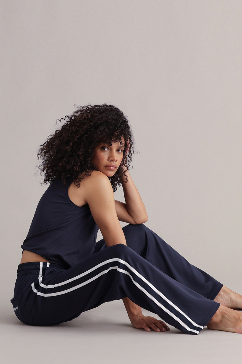 Cropped Top Baritone Blue | Hey Honey & Active Wear