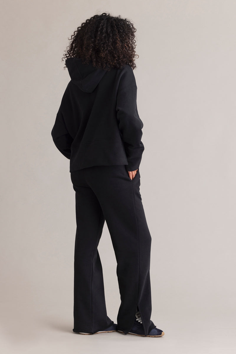 Cosy Hoodie Long Cuffs Black | Hey Honey & Active Wear