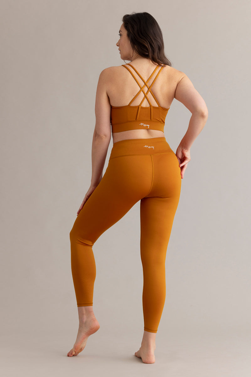 Criss-Cross Bra Pumpkin Spice | Hey Honey & Active Wear