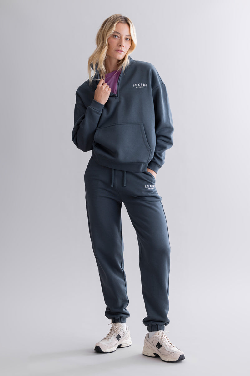 Zip Sweater Le Club Teal | Hey Honey & Active Wear