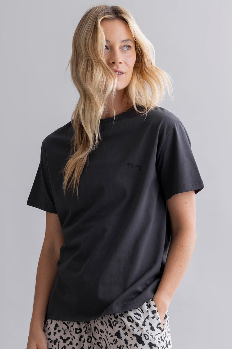 T-Shirt Kind Dark Grey | Hey Honey & Active Wear