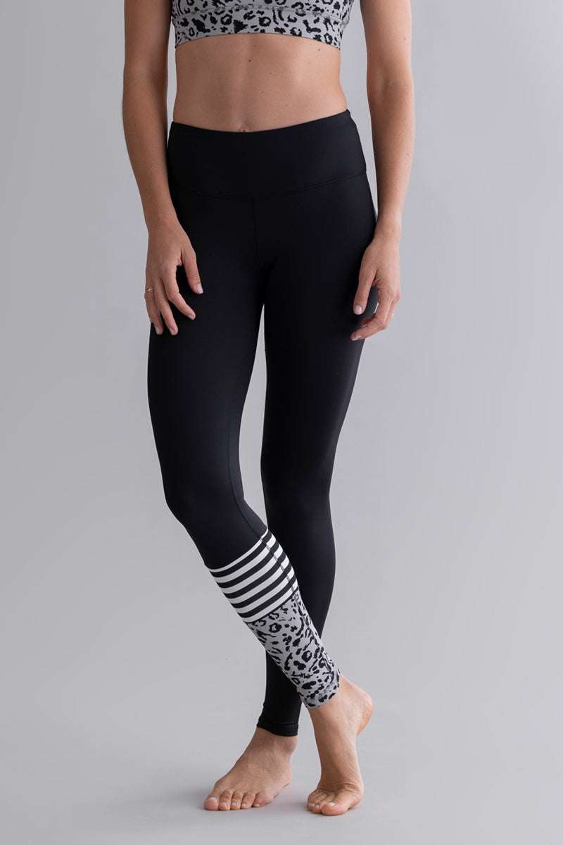 Surf Style Leggings Mono Leo Stone | Hey Honey & Active Wear
