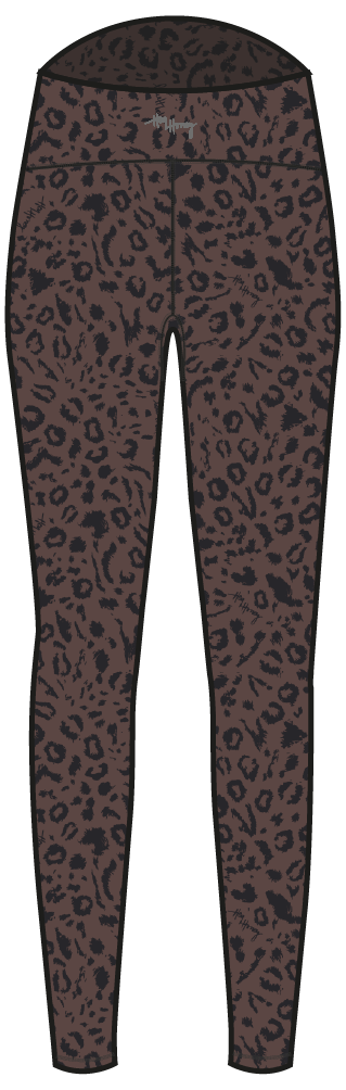 Maternity Leggings Mono Leo Soft Brown | Hey Honey & Active Wear