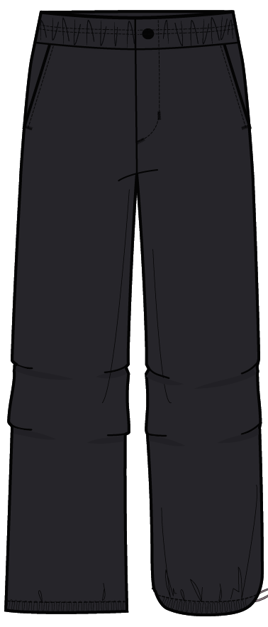 Ribstop Pants Black | Hey Honey & Active Wear