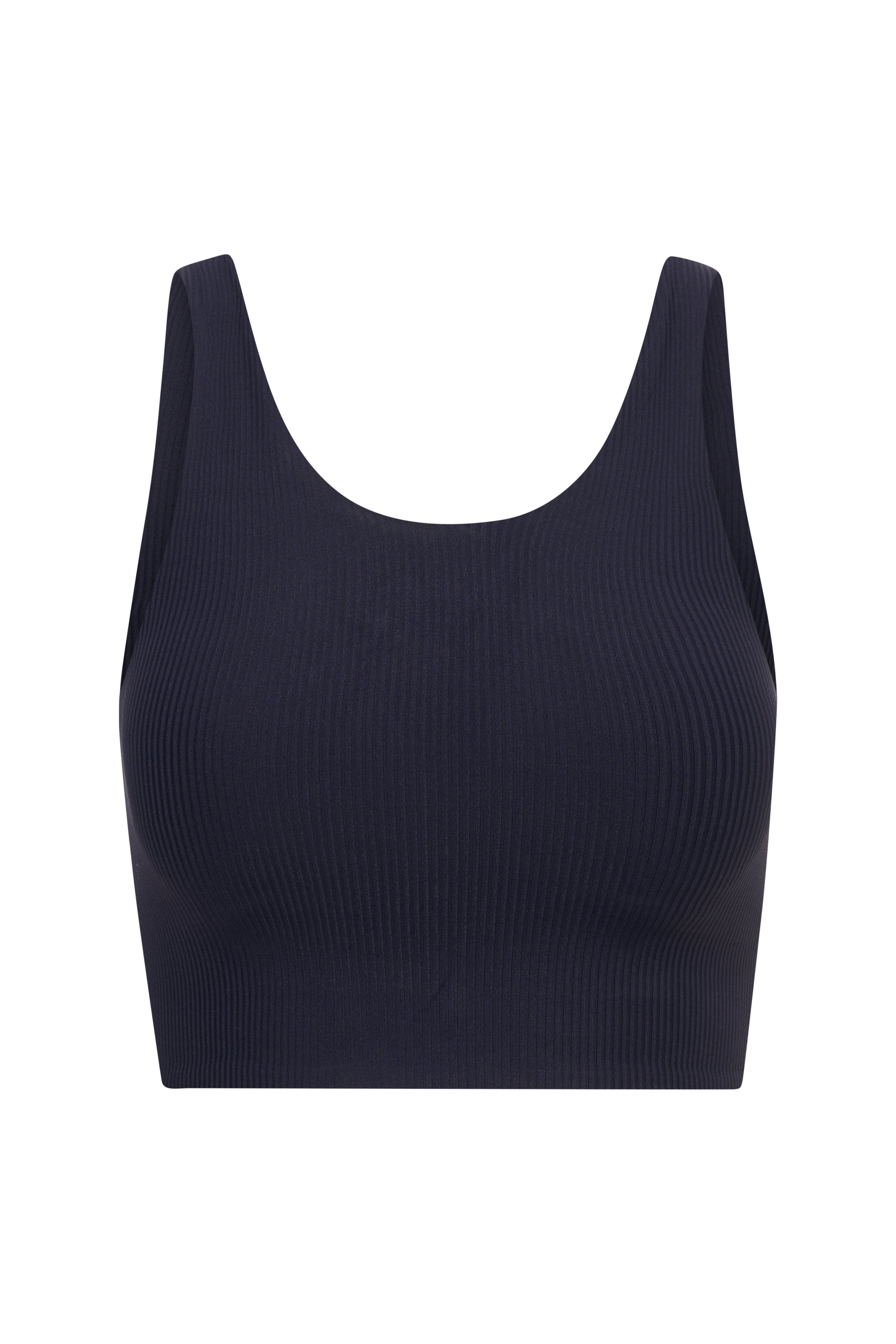 Bustier Ribbed Baritone Blue | Hey Honey & Active Wear