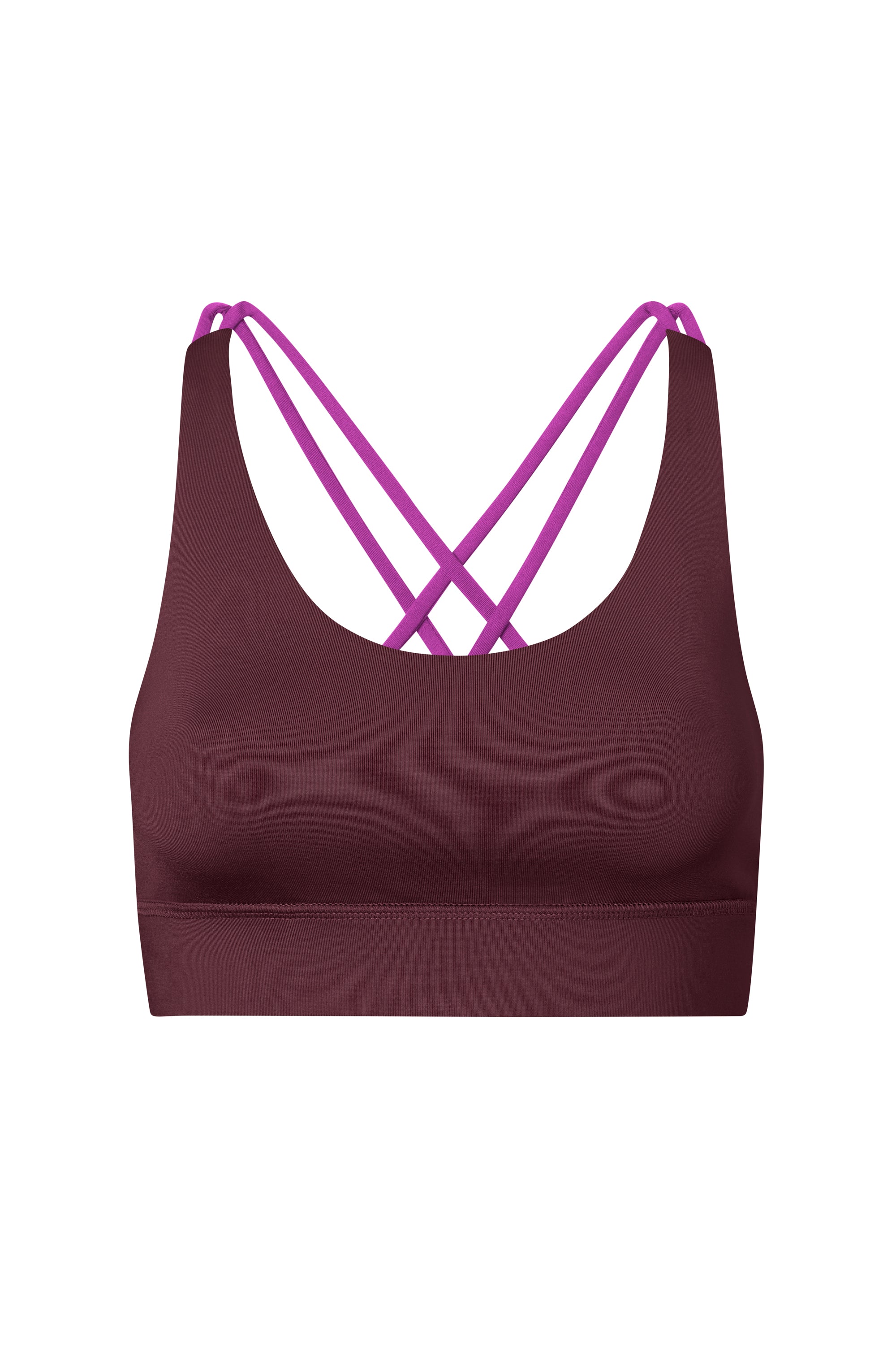 Criss-Cross Bra Fig | Hey Honey Yoga & Active Wear