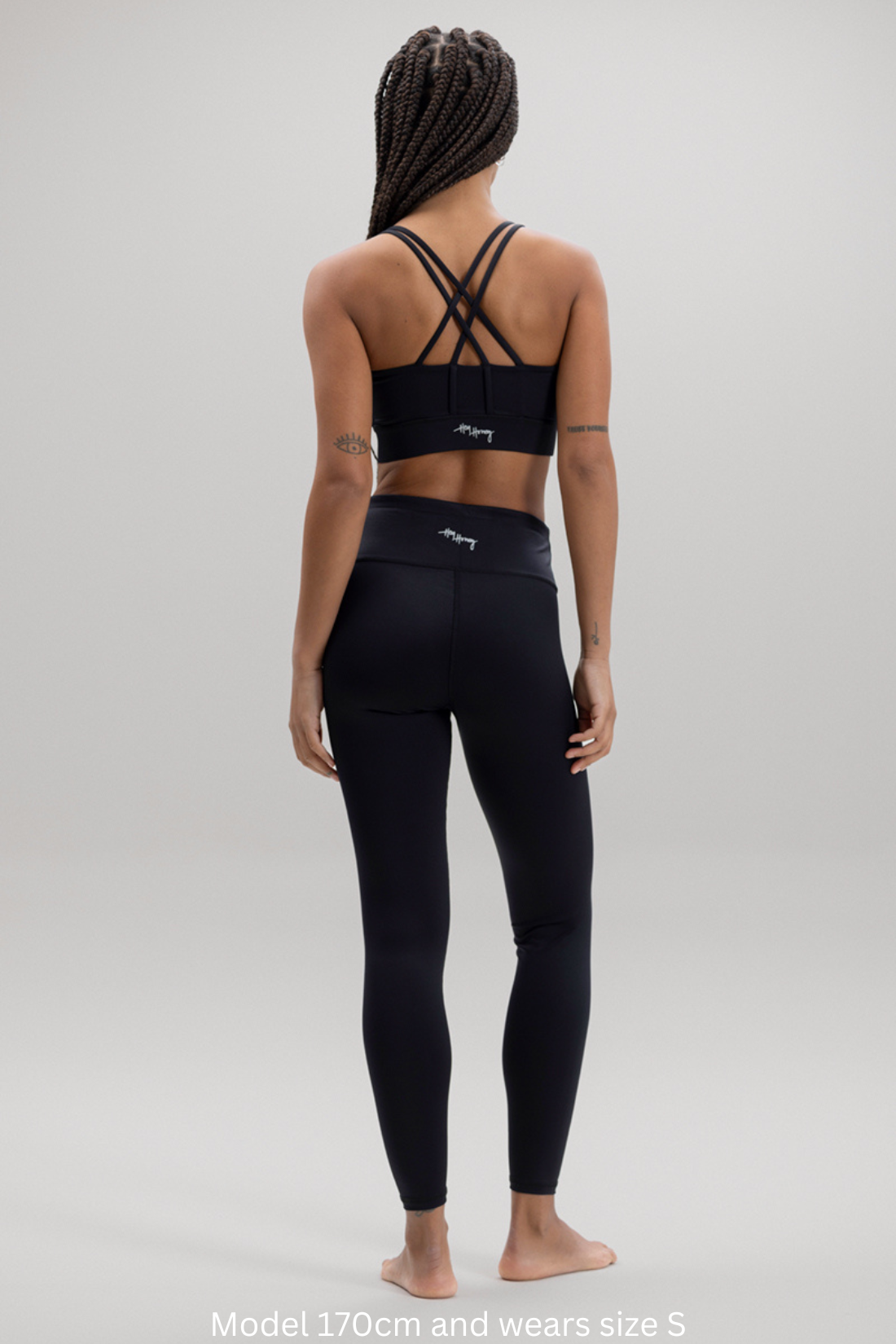 Cropped Leggings Black | Hey Honey Yoga & Active Wear