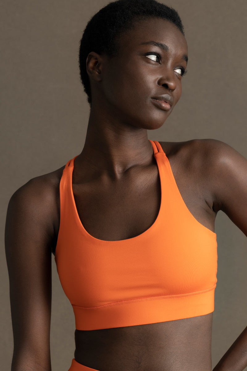 Criss-Cross Bra Orange