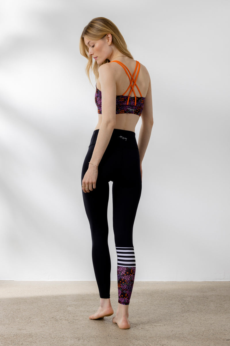 Surf Style Leggings Millefleurs | Hey Honey Yoga & Active Wear