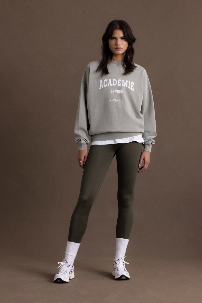 Sweater Academie Vetiver | Hey Honey Yoga & Active Wear
