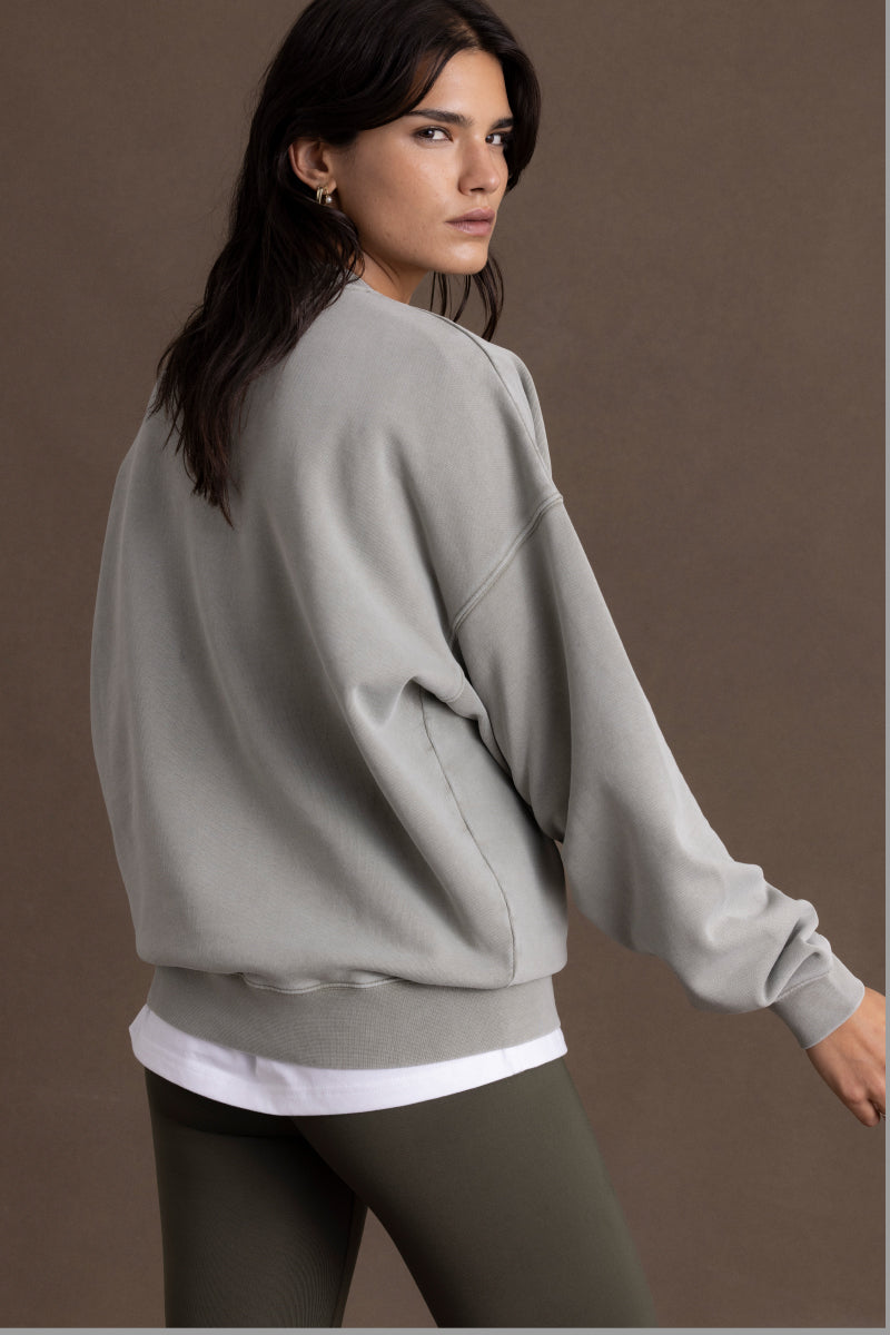 Sweater Academie Vetiver | Hey Honey Yoga & Active Wear