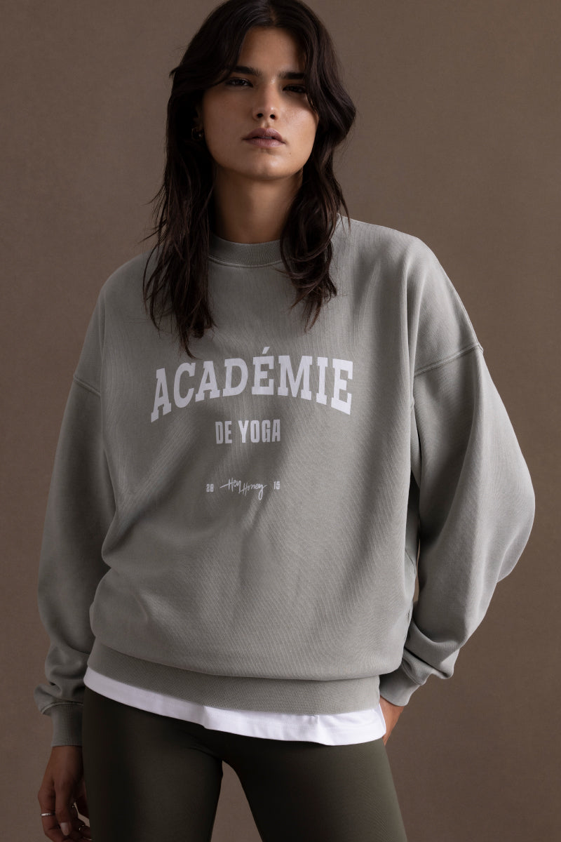 Sweater Academie Vetiver | Hey Honey Yoga & Active Wear