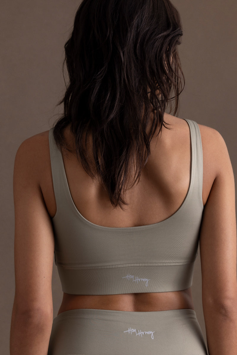 Bustier Vetiver | Hey Honey Yoga & Active Wear