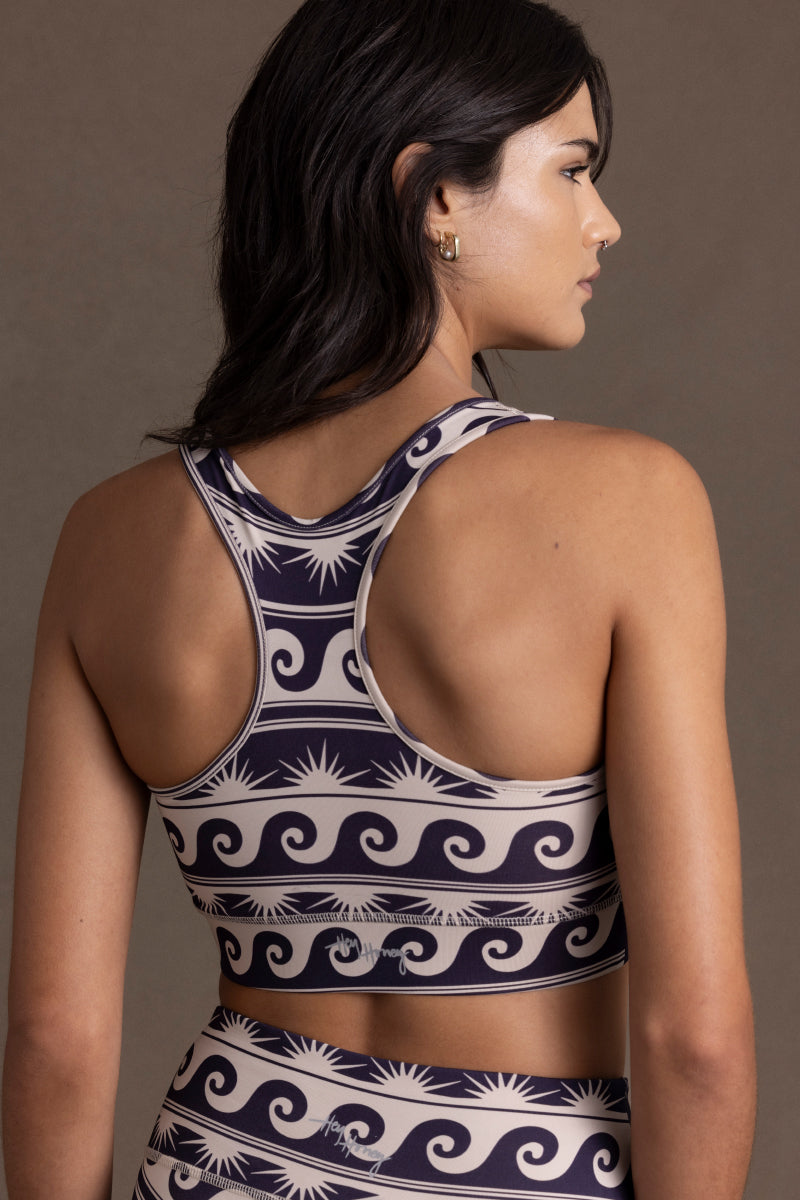 Bra Bluewave | Hey Honey Yoga & Active Wear