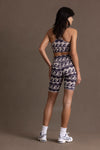 Biker Print Bluewave | Hey Honey Yoga & Active Wear
