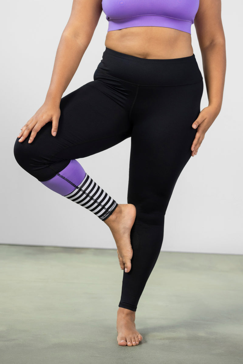 Surf Style Leggings Violet | Hey Honey Yoga & Active Wear