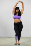Surf Style Leggings Violet | Hey Honey Yoga & Active Wear