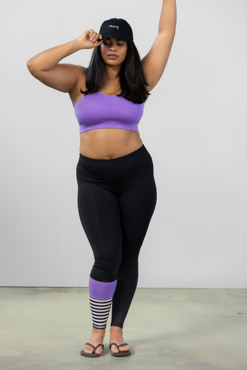 Surf Style Leggings Violet | Hey Honey Yoga & Active Wear