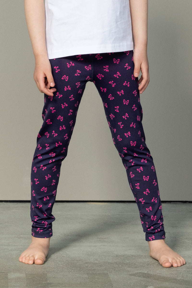 Kids Leggings Bows | Hey Honey Yoga & Active Wear