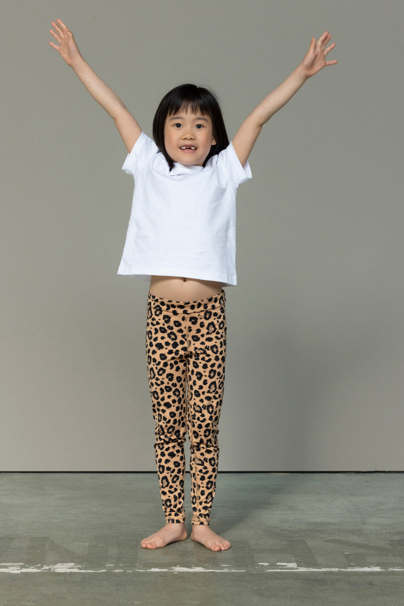 Kids Leggings Leo Biscuit | Hey Honey Yoga & Active Wear