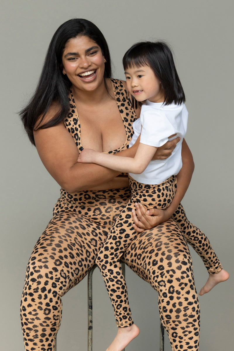 Kids Leggings Leo Biscuit | Hey Honey Yoga & Active Wear