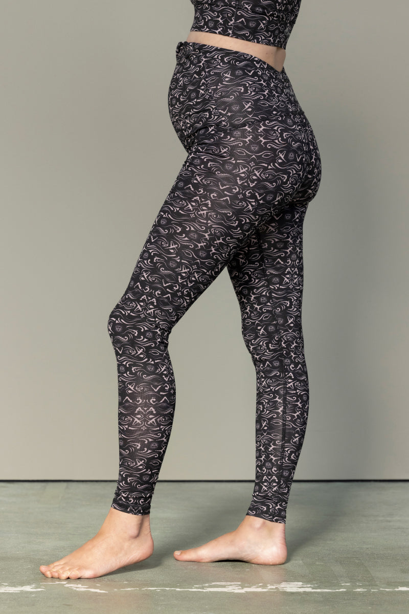 Maternity Leggings Samadhi Black | Hey Honey Yoga & Active Wear
