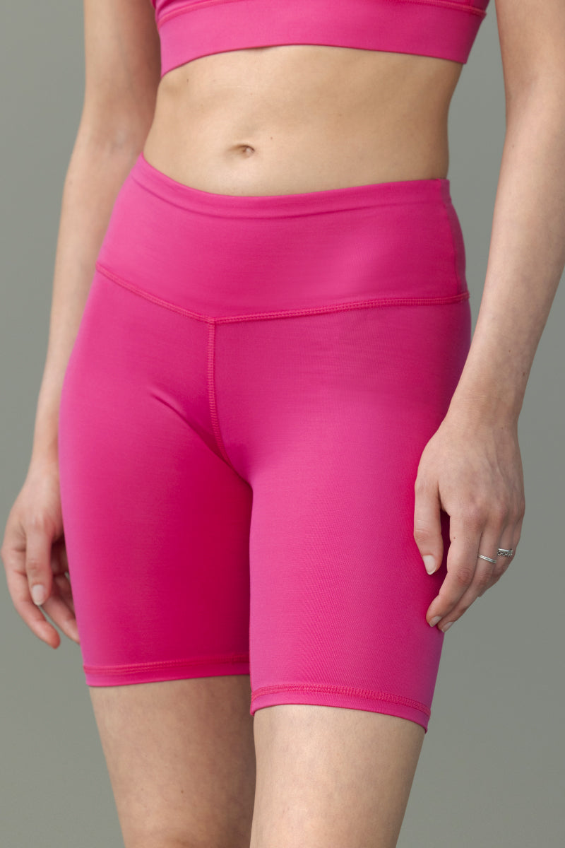 Biker Fuchsia | Hey Honey Yoga & Active Wear