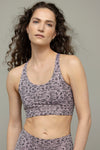 Criss-Cross Bra Print Samadhi Dove | Hey Honey Yoga & Active Wear
