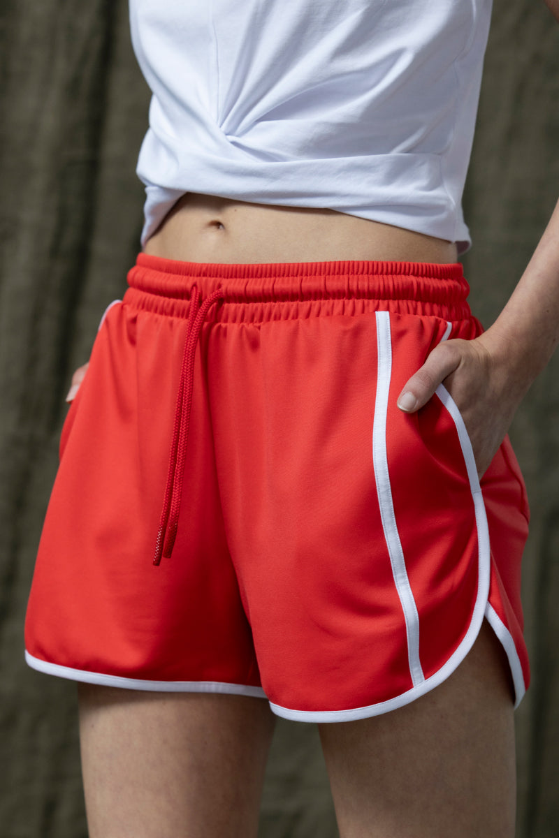 Trackshorts PHOENIX Hibiscus | Hey Honey Yoga & Active Wear