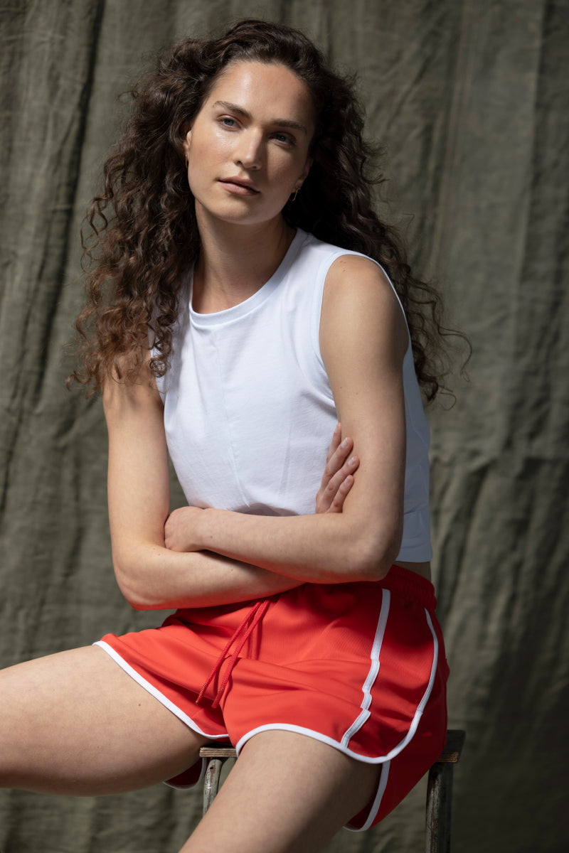 Trackshorts PHOENIX Hibiscus | Hey Honey Yoga & Active Wear