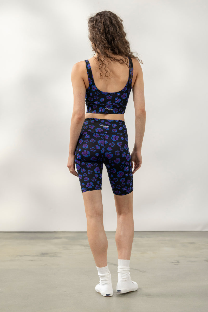 Biker Wild Violets | Hey Honey Yoga & Active Wear
