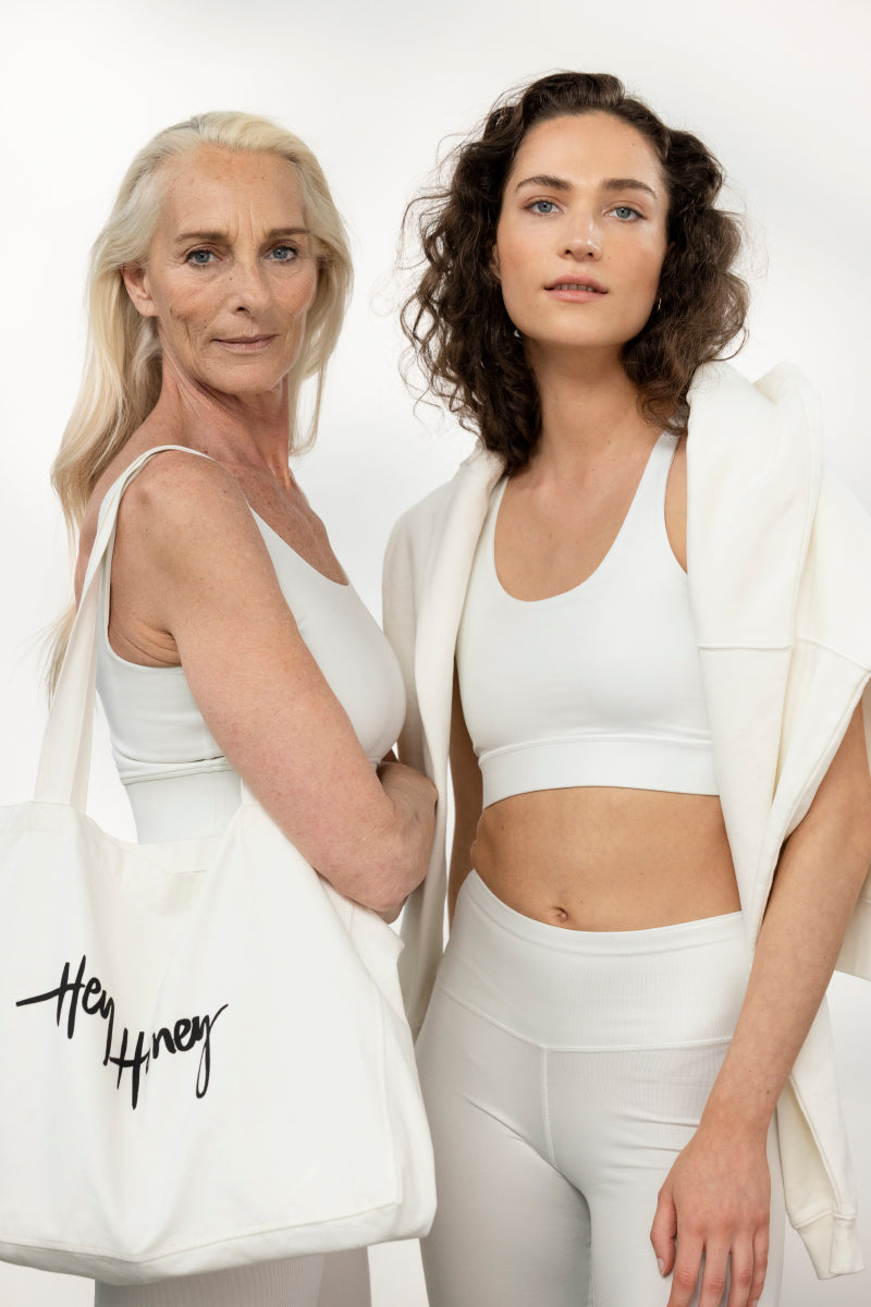 Bustier White | Hey Honey Yoga & Active Wear
