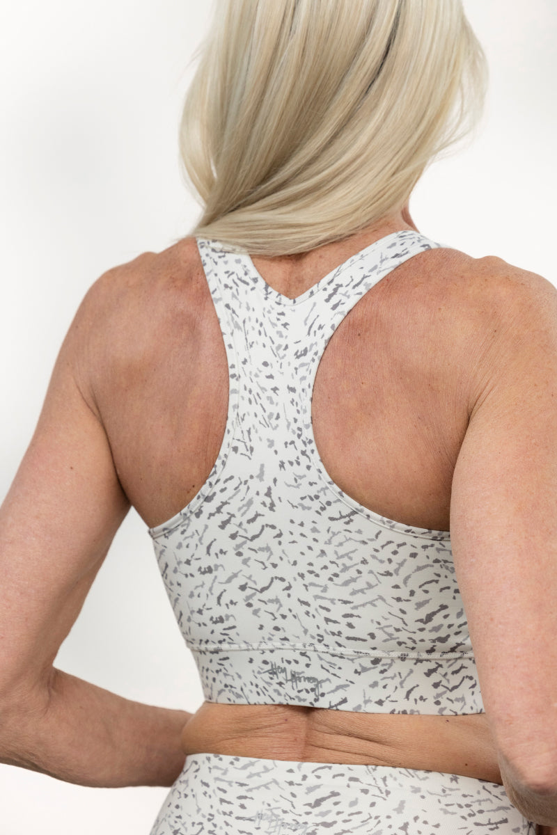 Bra Feather White | Hey Honey Yoga & Active Wear