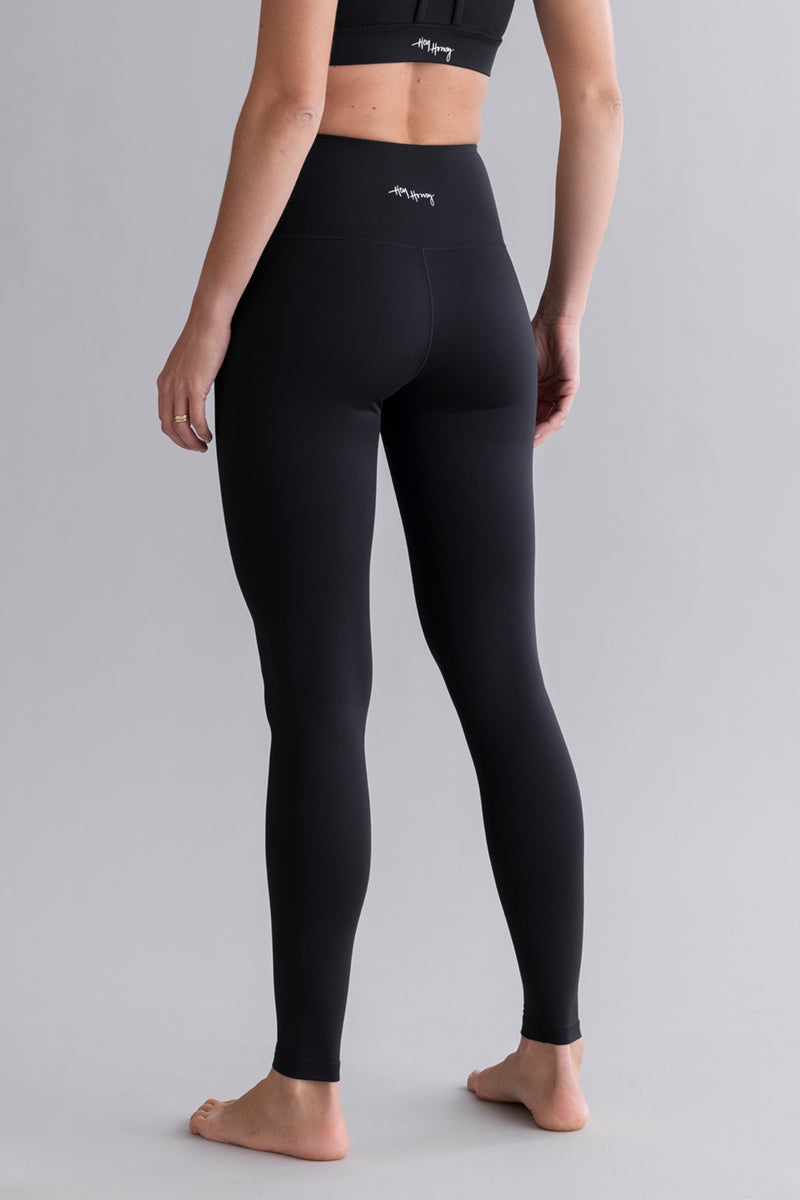 High-Waist Leggings Cotton Touch Black