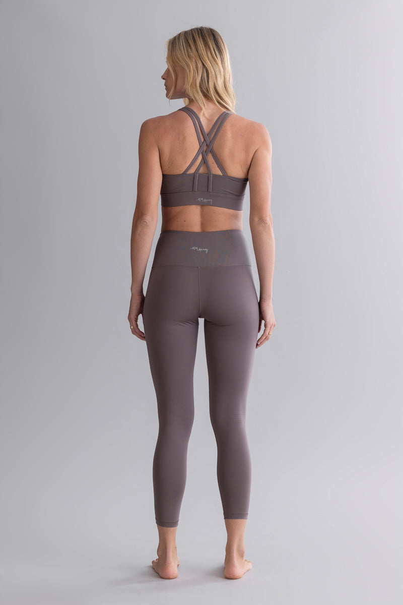 Criss-Cross Bra Cotton Touch Taupe | Hey Honey & Active Wear