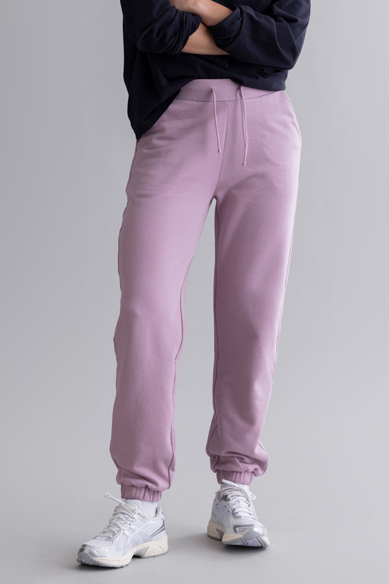 Cuff Sweat Pants Mauve | Hey Honey & Active Wear