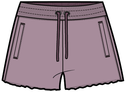 Sweat Shorts Mauve | Hey Honey & Active Wear