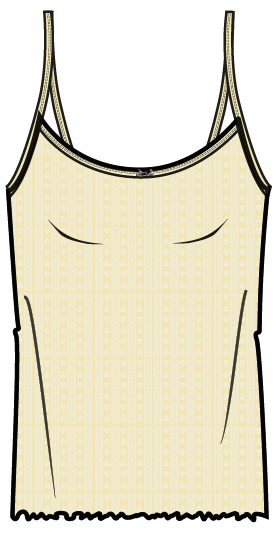 Pointelle Top Pastel Yellow | Hey Honey & Active Wear